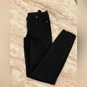 Good American black skinny jeans